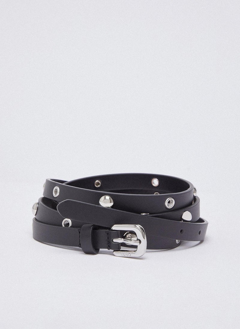 Liu Jo Thin belt with studs - Image 4